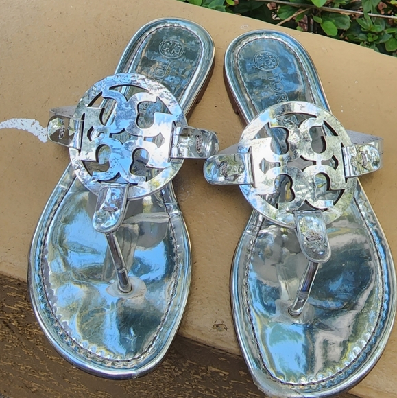 Tory Burch Woman's Miller Metalic sandal - Picture 5 of 6